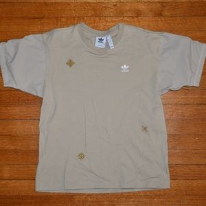 Adidas Fashion Shirt with Neoprene Like Sleeves